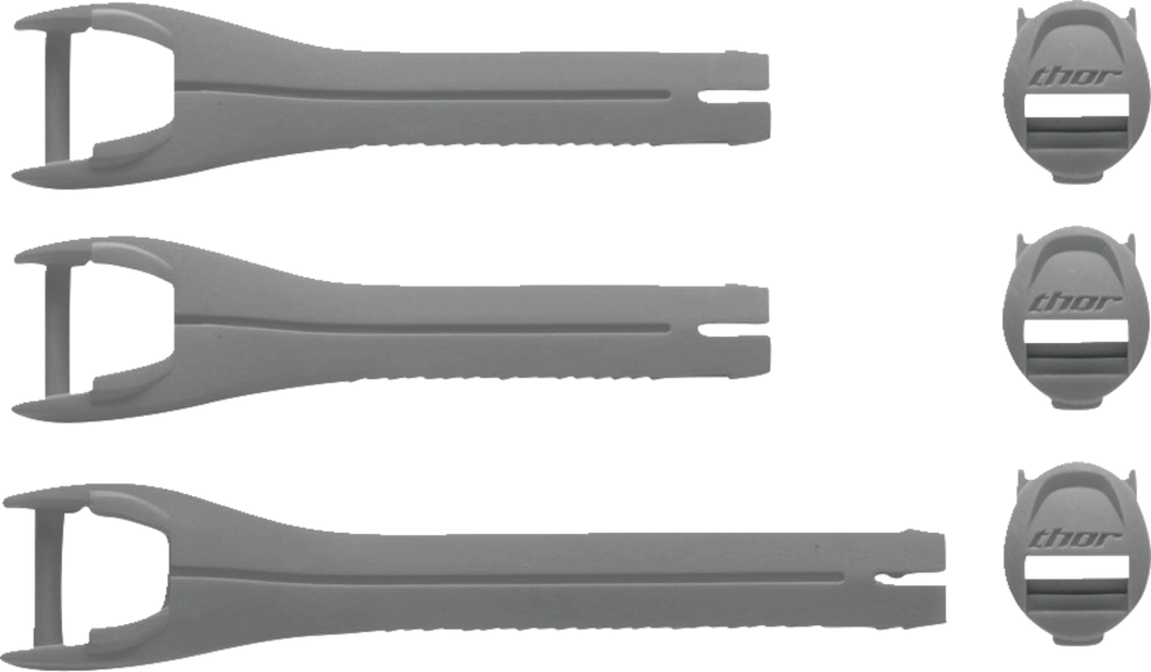 Youth Blitz XR Boots Strap Kit - Gray/Charcoal