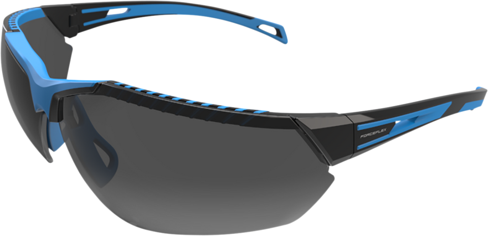 FF4 Sunglasses - Black/Blue - Smoke - Lutzka's Garage