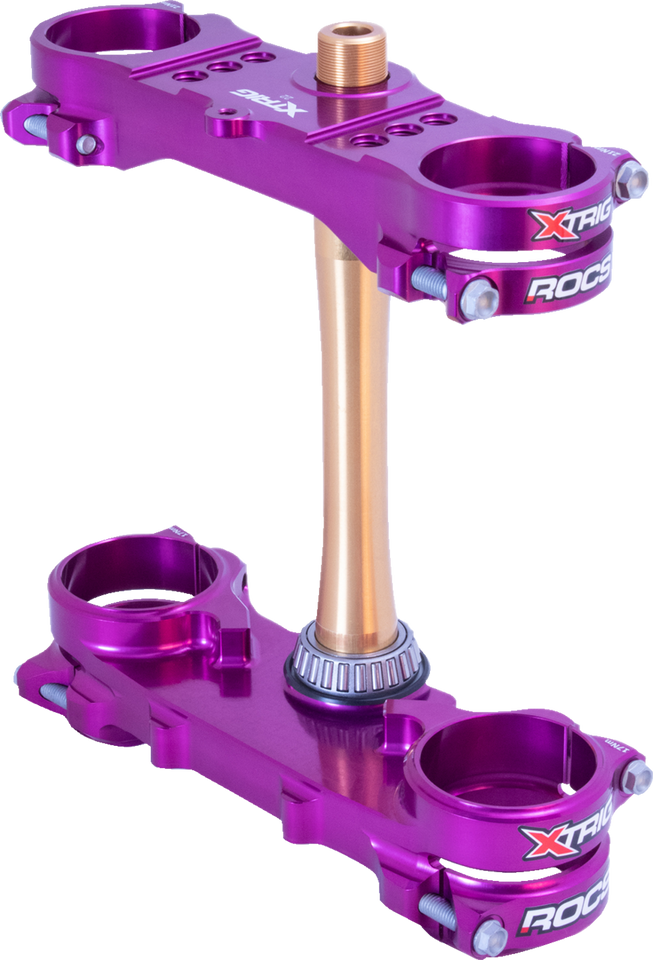 Triple Clamp - 22 mm - Purple - Lutzka's Garage