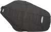 6-Ribbed Seat Cover - Black Ribs/Black Top/Black Sides