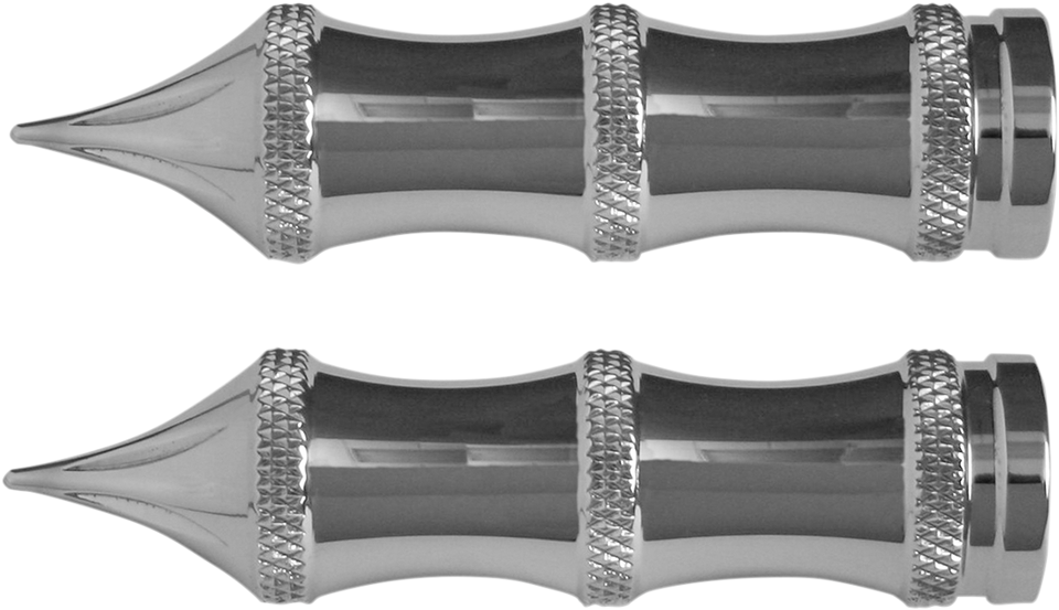 Toe Peg - Tribal - Chrome - Lutzka's Garage