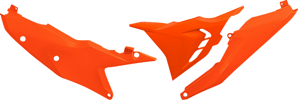 Side Panels - Fluorescent Orange - Vented