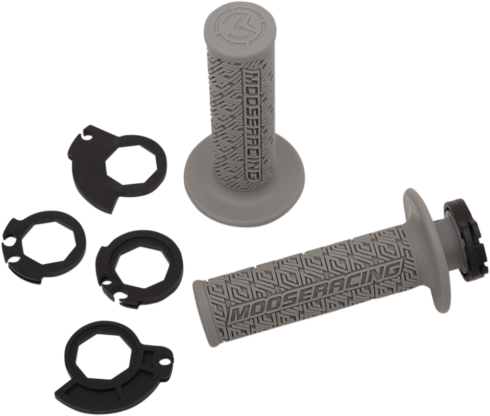 Grips - Lock-On - Gray/Silver