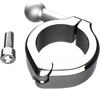 Ball Mount - Aluminum Clamp - 1-1/4" Handlebars - Chrome - Lutzka's Garage