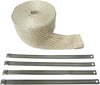 Fiberglass Exhaust Wrap Kit - Natural - 1" x 50