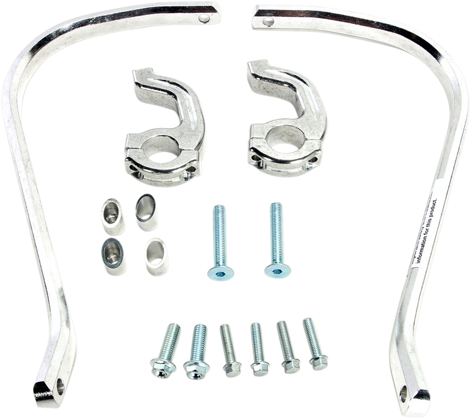 Handguards - Contour - 1-1/8" - Silver - Lutzka's Garage