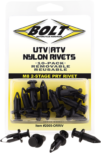 Pry Rivets - M8 - 10 Pack