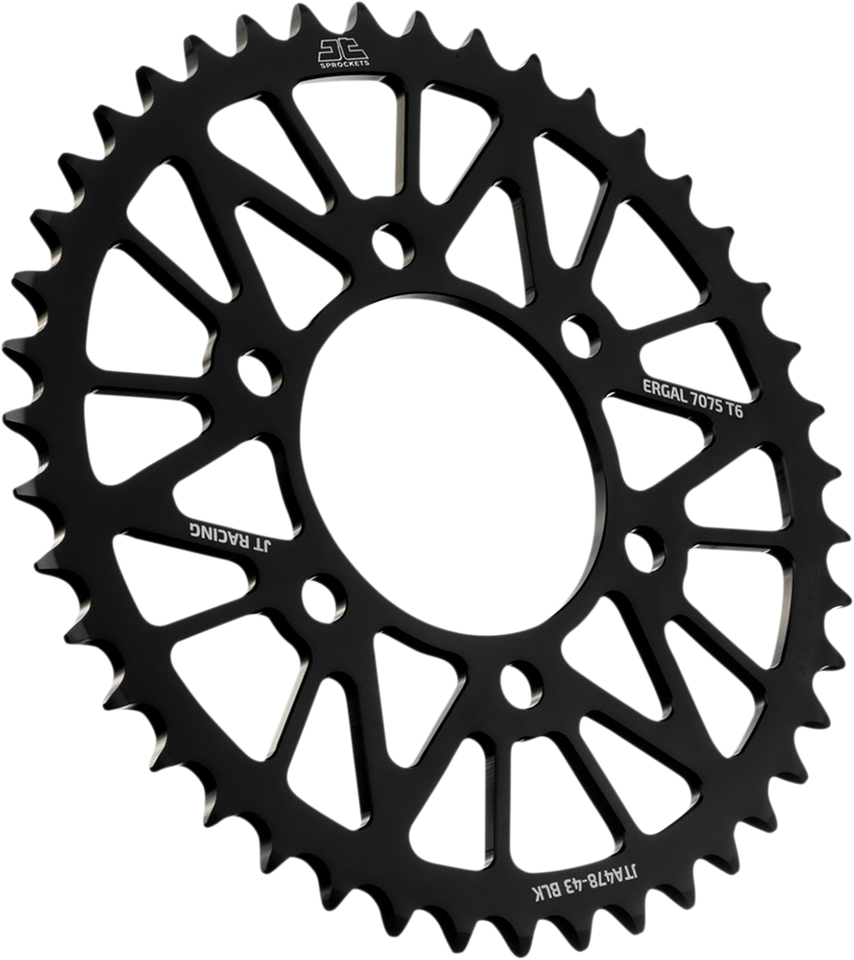 Rear Sprocket - Kawasaki - Black - 43 Tooth - Lutzka's Garage