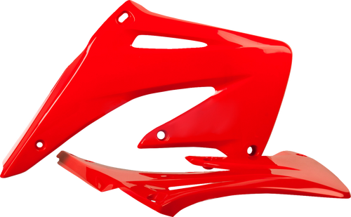 Radiator Cover - 04 OEM Red - CRF 450R