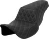 Step-Up Seat - Lattice Stitch - Gray Stitch - FLH/FLT 08-23