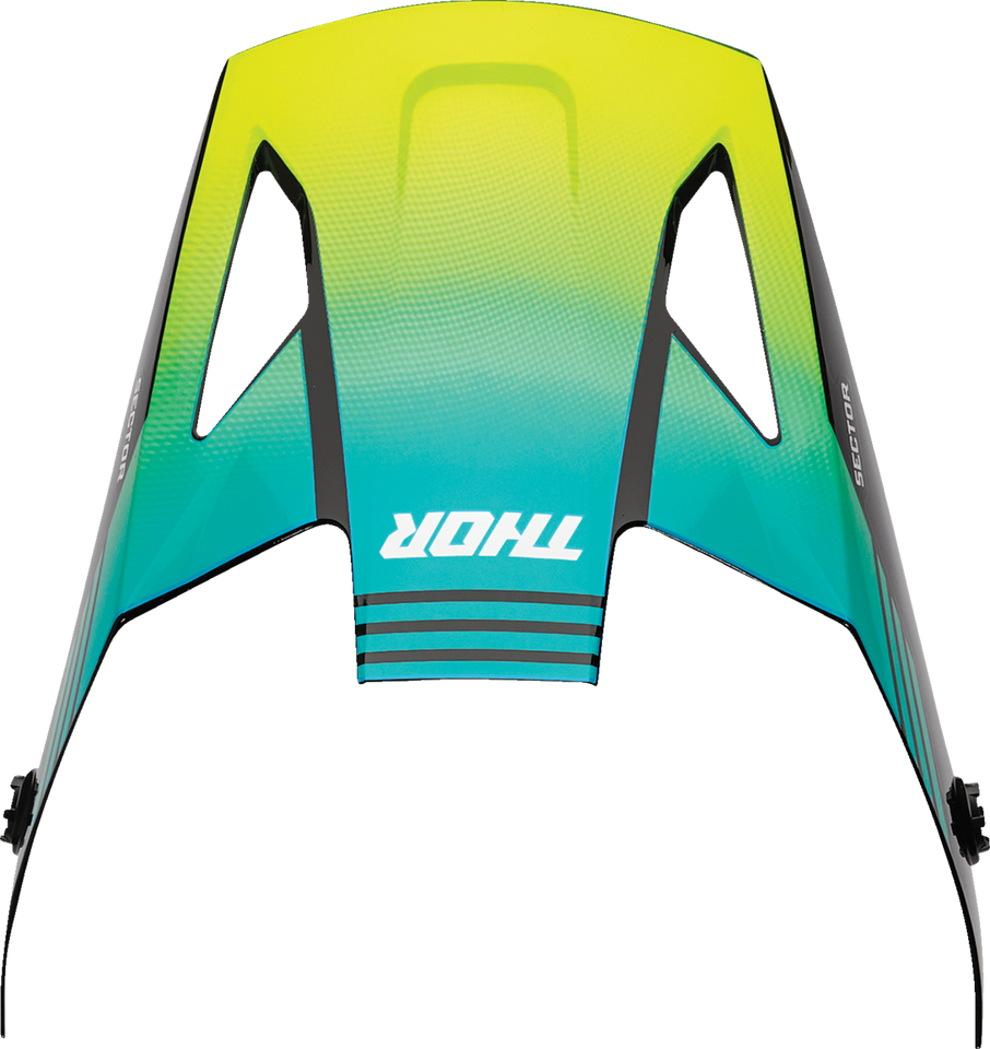 Sector 2 Visor Kit - Carve - Black/Acid - Lutzka's Garage