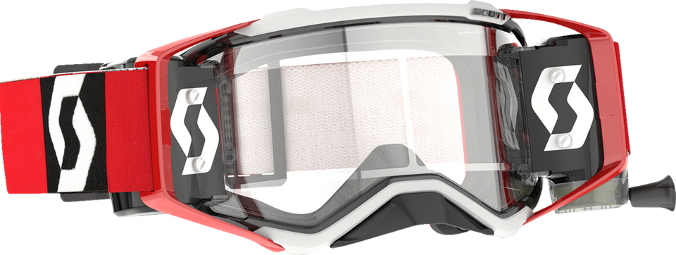 Prospect WFS Goggles - Red/Black - Clear Works - Lutzka's Garage