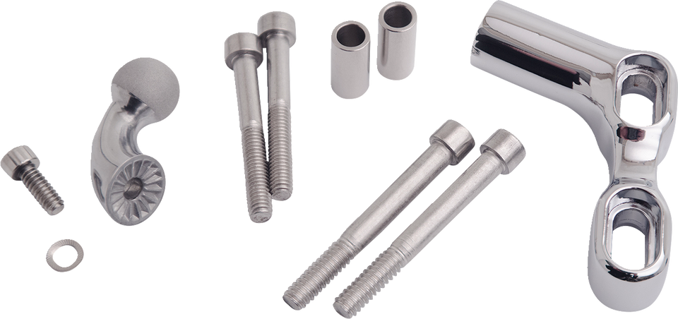 Perch Mount - Offset - Chrome - Lutzka's Garage