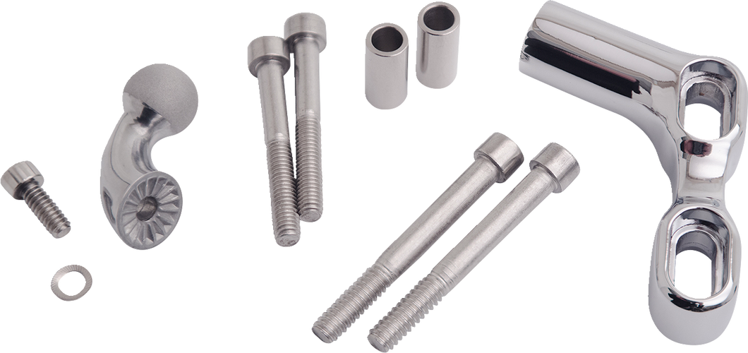 Perch Mount - Offset - Chrome - Lutzka's Garage