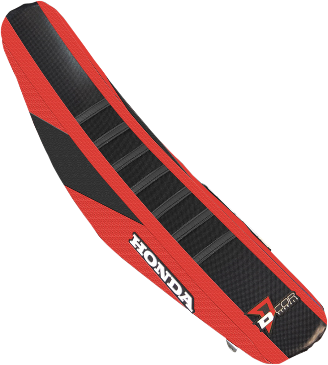 Seat Cover - Red/Black - CRF 17-21 - Lutzka's Garage