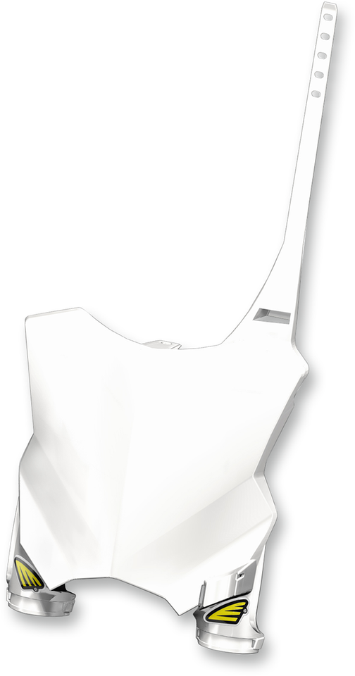 Stadium Number Plate - White - Kawasaki - Lutzka's Garage