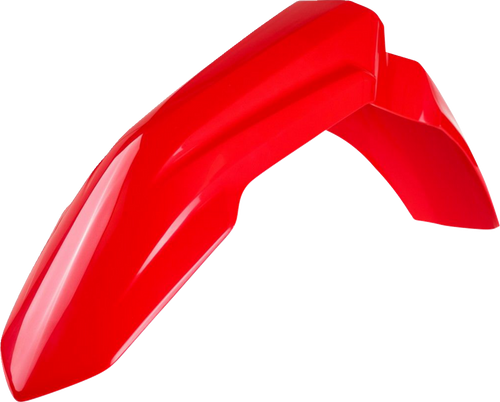 Fender - Front - Red - CRF450R - Lutzka's Garage