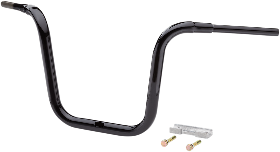 Handlebar - Grande Traditional Ape Hanger - 14" - Black - Lutzka's Garage