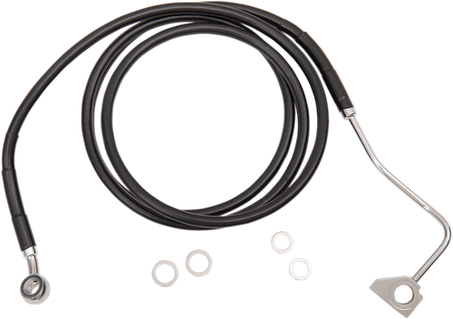 Brake Line - Front - Black - +6