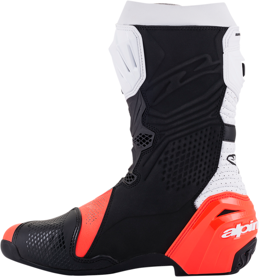 Supertech V Boots - Black/Fluo Red/White - US 6 / EU 39