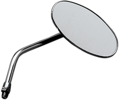 Mirror - Die-Cast - Chopper - Side View - Oval - M10 x 1.25 (Left Hand) - Chrome - Right - Lutzka's Garage