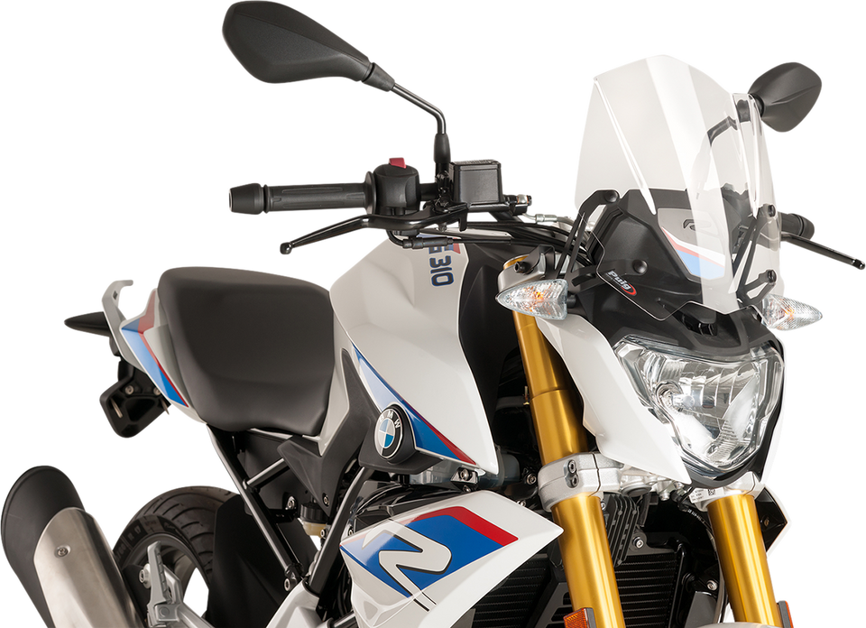 New Generation Windscreen - 12" - Clear - BMW - Lutzka's Garage