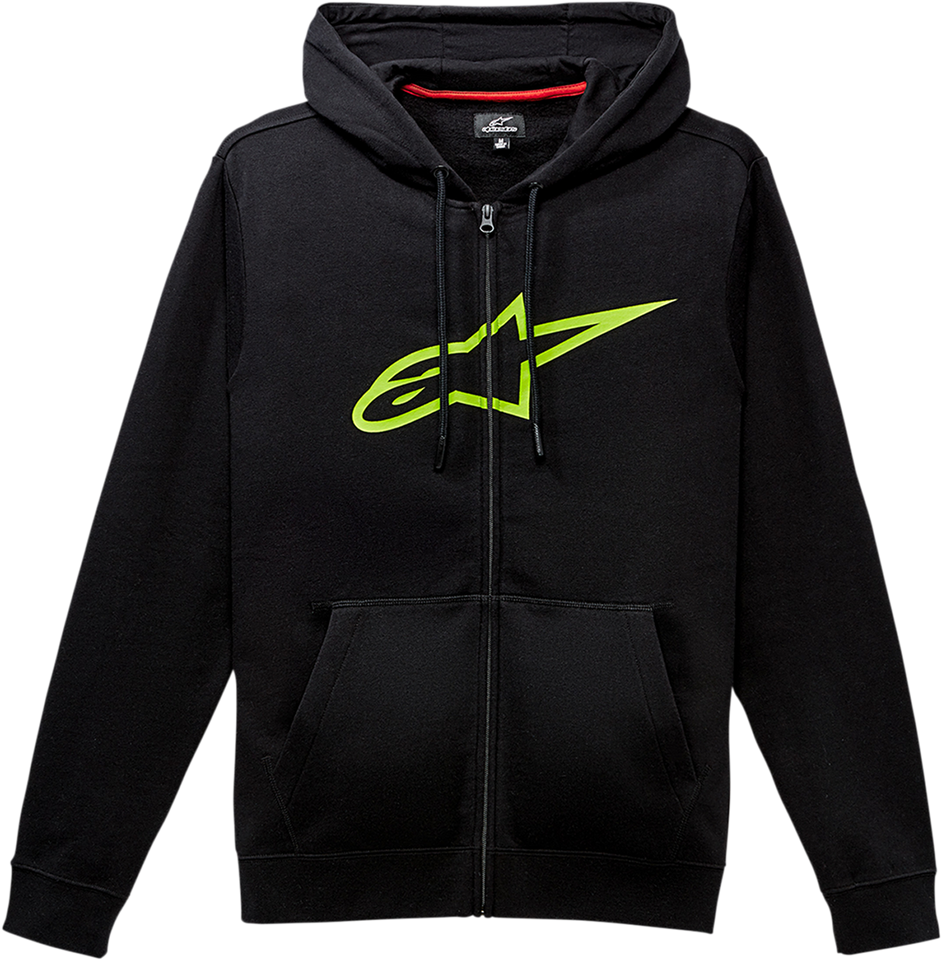 Ageless 2 Zip Hoodie - Black/Green - Medium - Lutzka's Garage