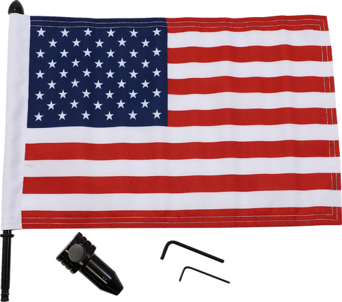 Saddlebag - Fixed Upright Flag Mount - 3/4