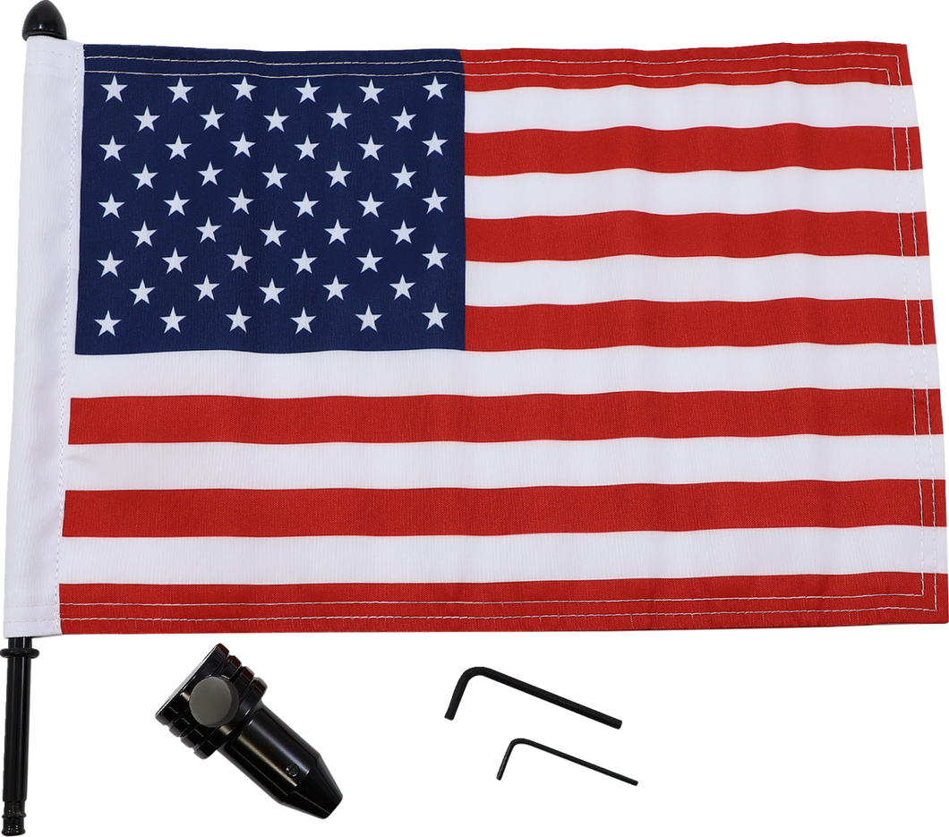 Saddlebag - Fixed Upright Flag Mount - 3/4