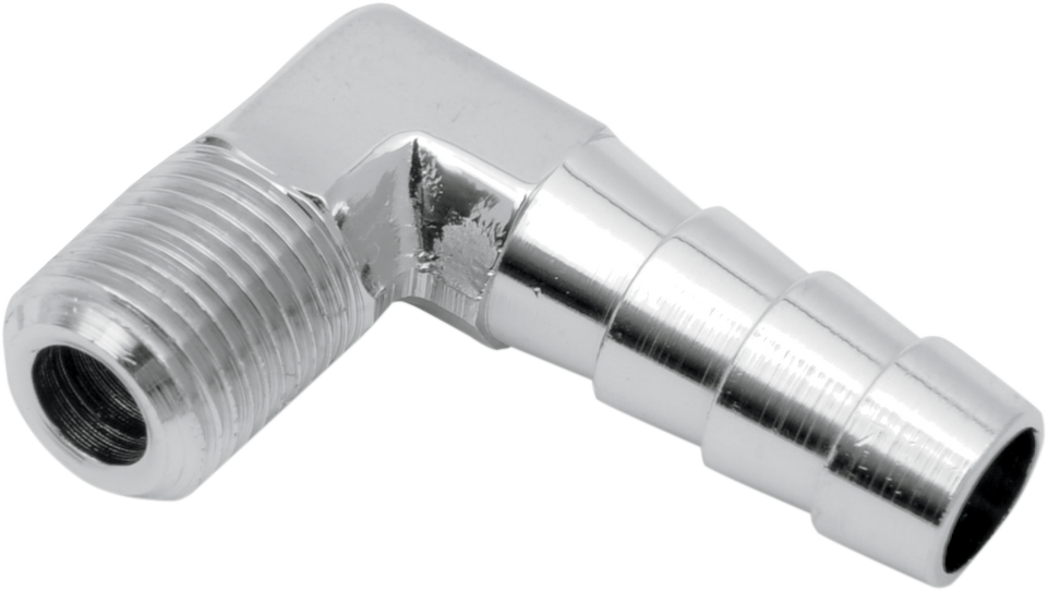 Male Elbow - 5/16" x 1/8" - Chrome - Lutzka's Garage