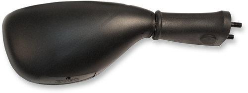 Mirror - OEM - Replacement - Side View - Oval - Black - Right - Lutzka's Garage