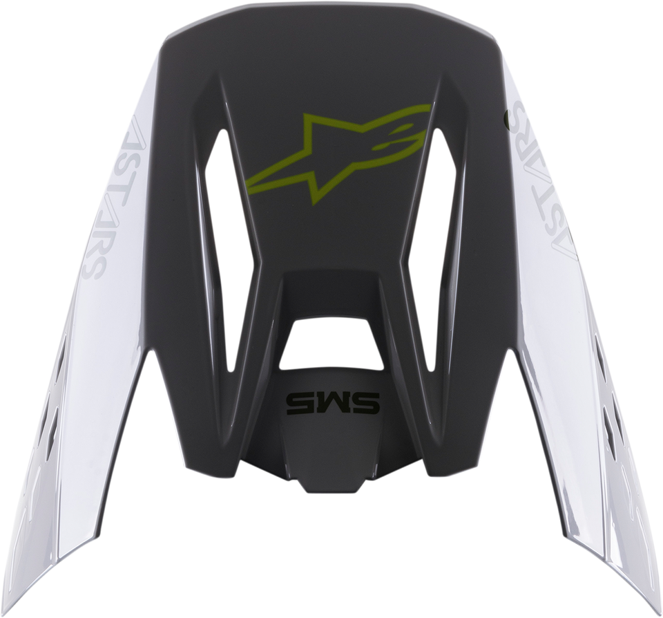 SM5 Visor - Bond - Silver/Yellow/Green - Lutzka's Garage