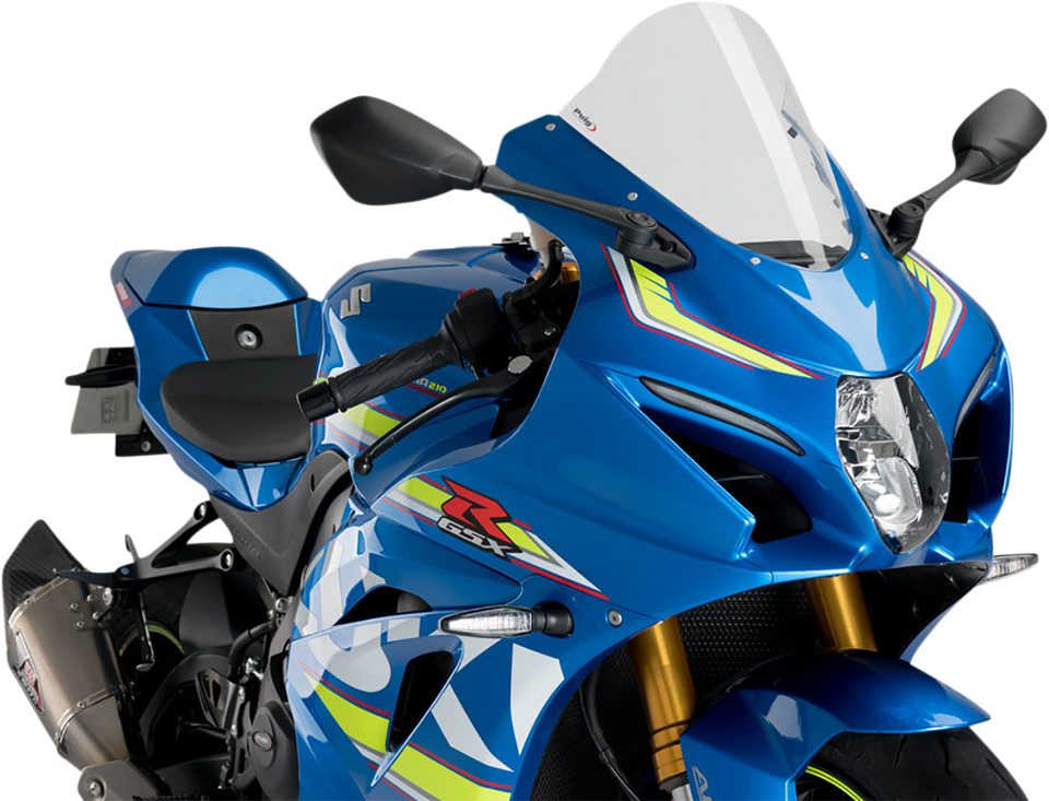 Race Windscreen - 11-1/4" - Clear - GSX-R - Lutzka's Garage