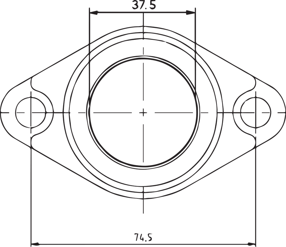 Carburetor Mounting Flange - Polaris