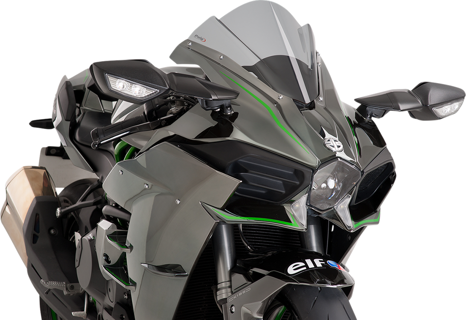 Race Windscreen - 13" - Smoke - Ninja H2/R - Lutzka's Garage