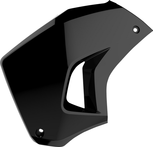 Radiator Cover - Left - Black - KLR 650 - Lutzka's Garage