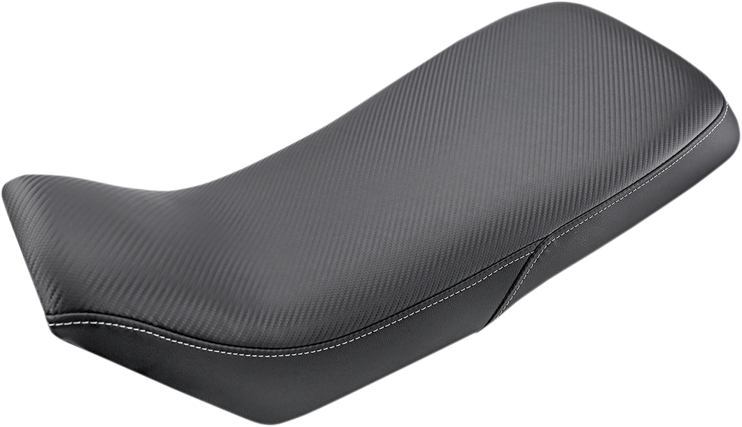 Adventure Tour Seat - One-Piece - Low - Stitched - Black - KLR 650 - Lutzka's Garage