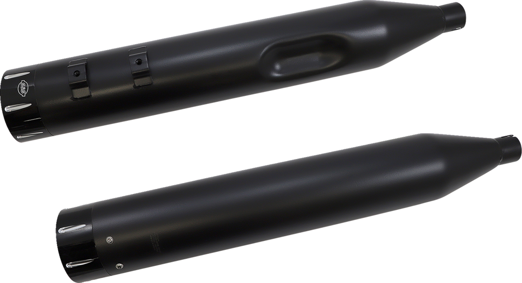 El Dorado Dual Exhaust System - Black - Machined Black Tracer - Lutzka's Garage