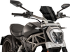 New Generation Windscreen - 11-5/8" - Dark Smoke - Diavel - Lutzka's Garage