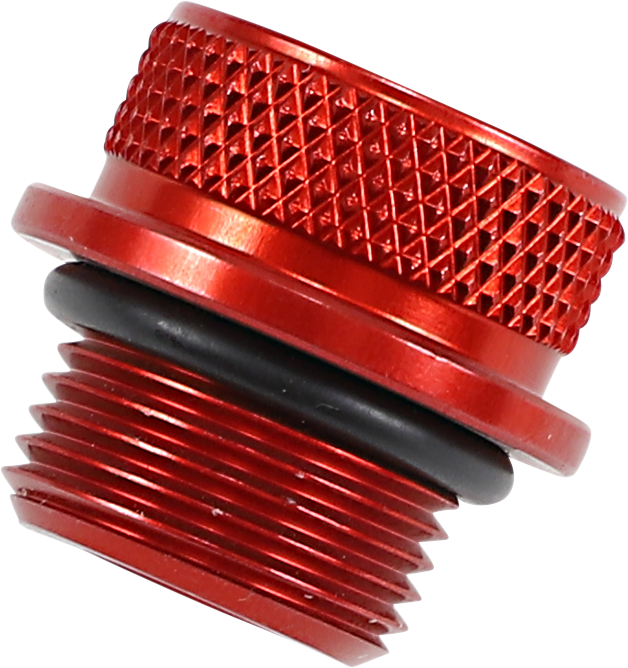 Red Oil Fill Cap - Kawasaki/Suzuki