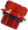 Red Oil Fill Cap - Kawasaki/Suzuki
