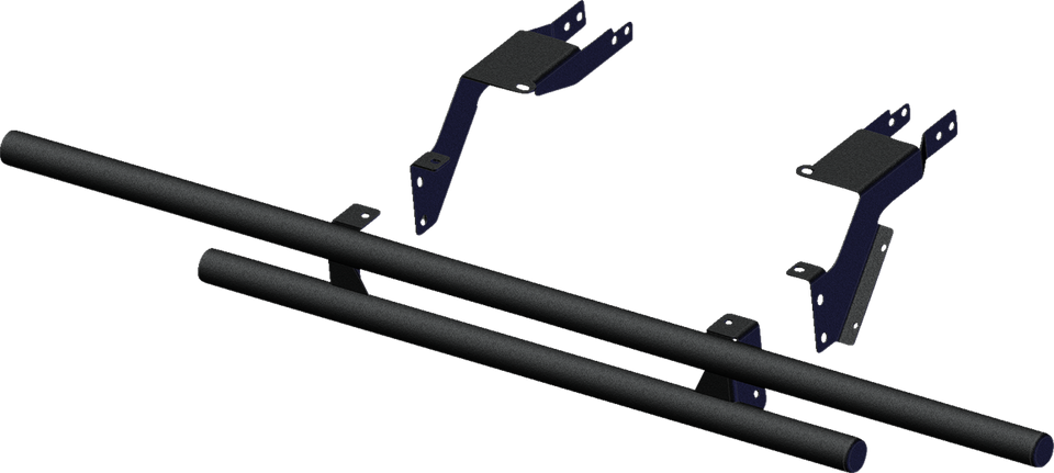 Rear Bumper - Black - Polaris - Lutzka's Garage