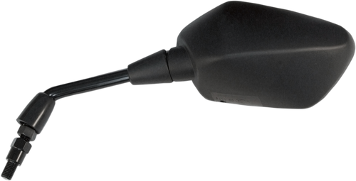 Mirror - Side View - Polygon - Black - Left - Lutzka's Garage