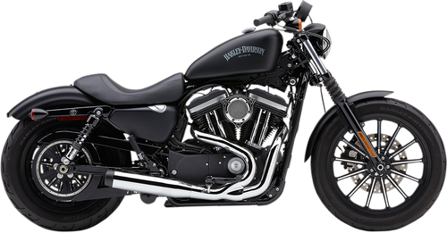 2-into-1 El Diablo Exhaust System - Chrome - 3-1/2