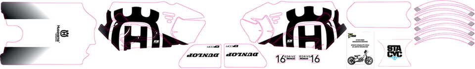STACYC™ Stability Cycle Graphic Kit - 12" & 16" - Husky