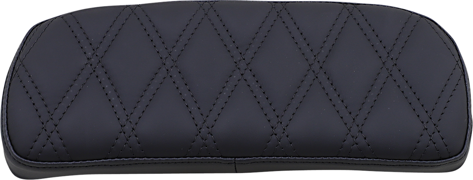 Chopped Tour-Pak Pad - Double Diamond - Black - Lutzka's Garage