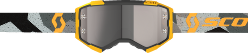 Fury Goggle - Camo Gray/Yellow - Silver Works