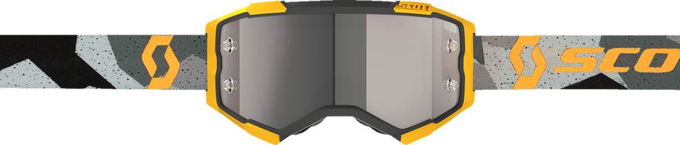 Fury Goggle - Camo Gray/Yellow - Silver Works
