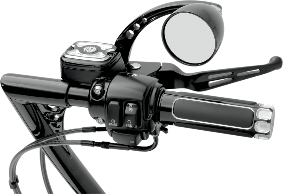 Master Cylinder Cover - Softail - Contrast Cut