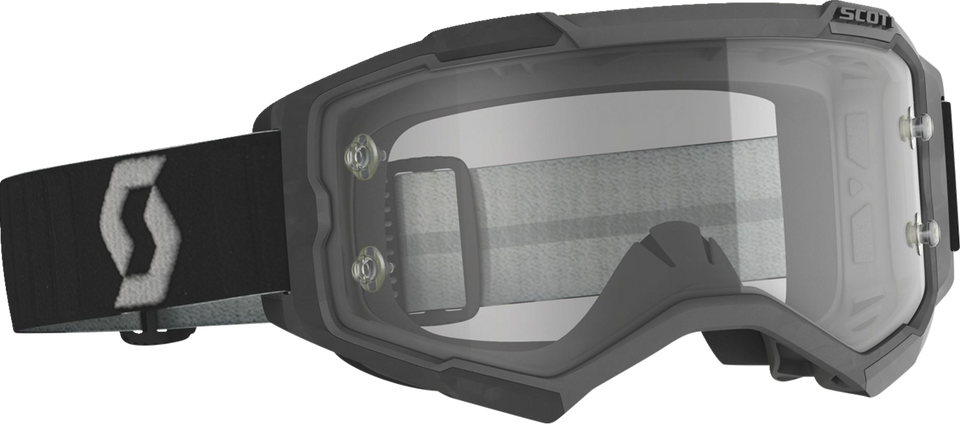 Fury Goggle - Black/Gray - Clear Works - Lutzka's Garage